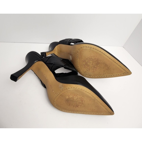 Vince Camuto Black Heeled Mules - Picture 7 of 7